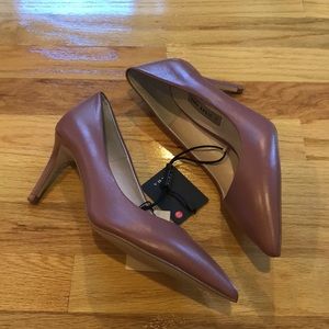 Zara dark pink rose colored heels Sz 7.5